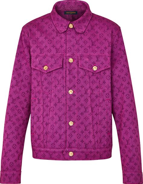 lv denim jacket purple|louis vuitton denim jacket women's.